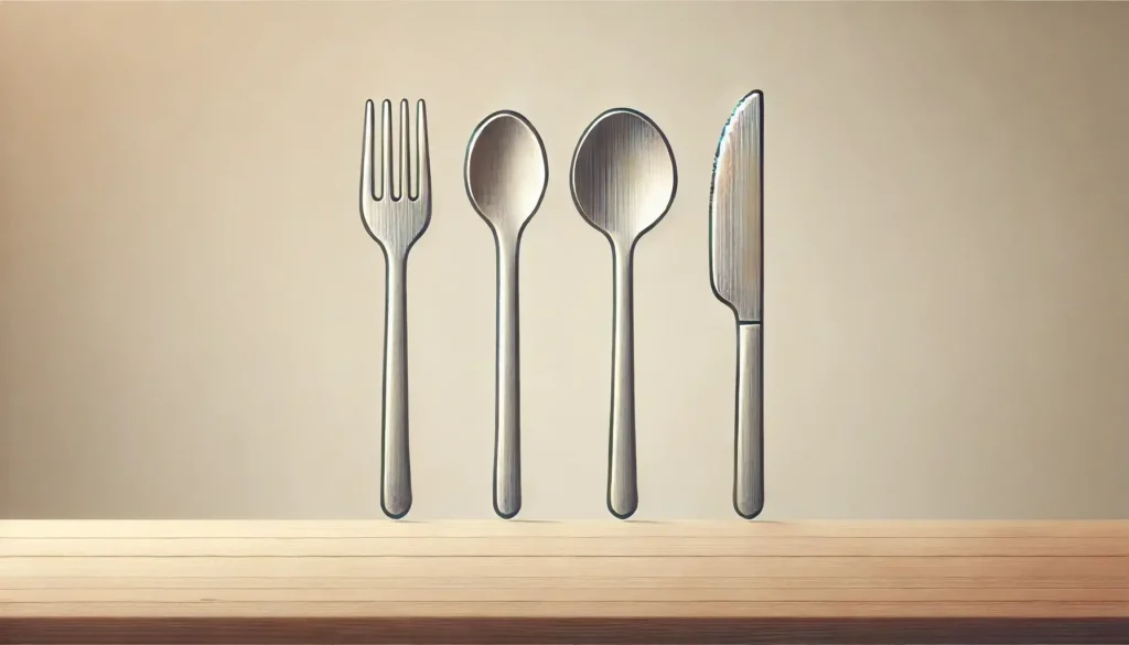 کاربرد انواع قاشق چنگال