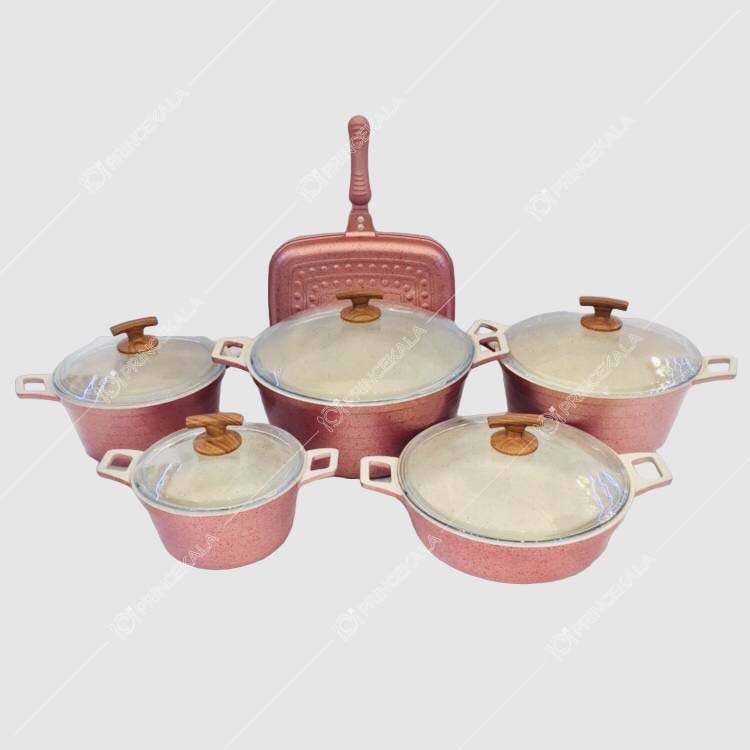 پارچه گرانیتی BIZIM مدل مونیکا رنگ رزگلد