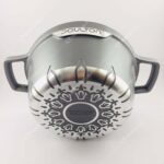 سرویس قابلمه 10 پارچه دالتون مدل فلورانس رنگ طوسی