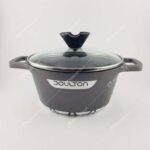 سرویس قابلمه 10 پارچه دالتون مدل فلورانس رنگ طوسی