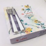 کارد و چنگال یونی هوم مدل پلاستیکی رنگ سفید