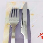 کارد و چنگال یونی هوم مدل پلاستیکی رنگ سفید