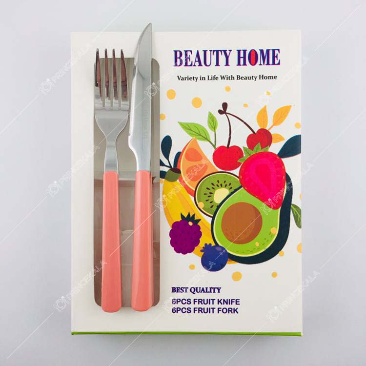 کارد و چنگال بیوتی هوم رنگ نارنجی