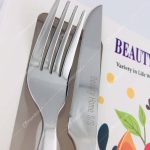 کارد و چنگال بیوتی هوم رنگ نارنجی