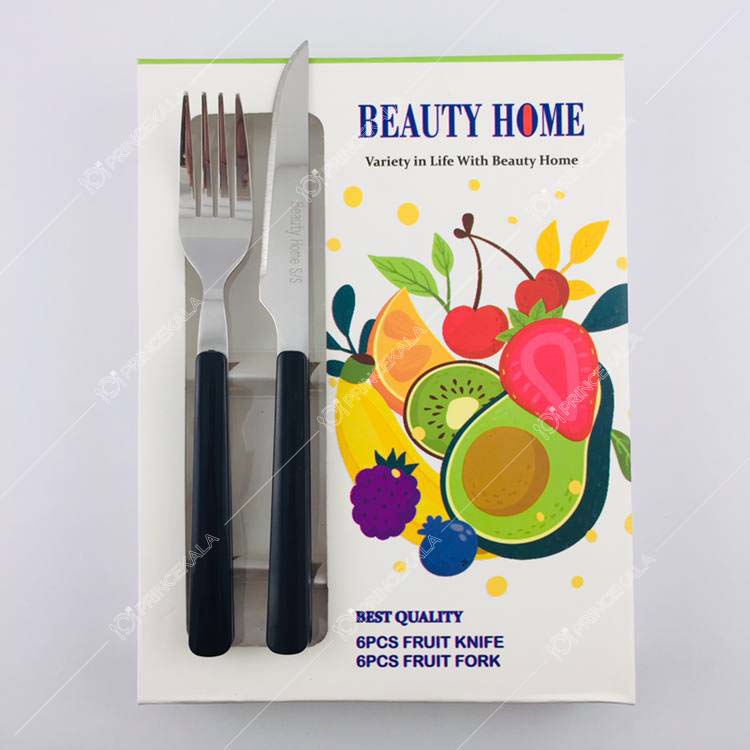 کارد و چنگال بیوتی هوم رنگ مشکی