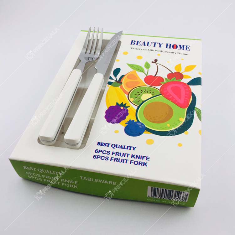 کارد و چنگال بیوتی هوم رنگ سفید