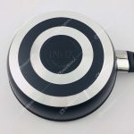 تابه تکدسته اینوکس سایز 18 رنگ مشکی