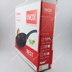 تابه تکدسته اینوکس سایز 18 رنگ مشکی