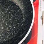 تابه تکدسته اینوکس سایز 22 رنگ مشکی