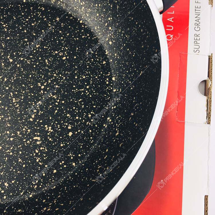 تابه تکدسته اینوکس سایز 22 رنگ مشکی