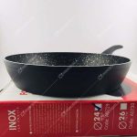 تابه تکدسته اینوکس سایز 24 رنگ مشکی