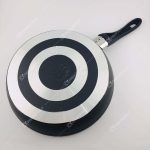 تابه تکدسته اینوکس سایز 24 رنگ مشکی