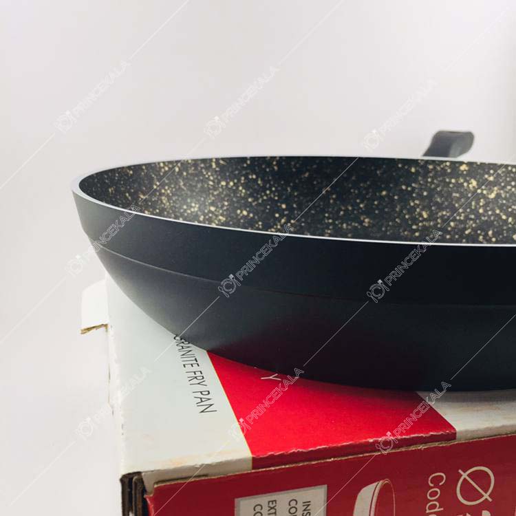 تابه تکدسته اینوکس سایز 26 رنگ مشکی