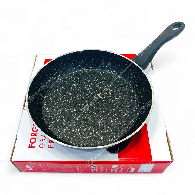 تابه تکدسته اینوکس سایز 28 رنگ مشکی