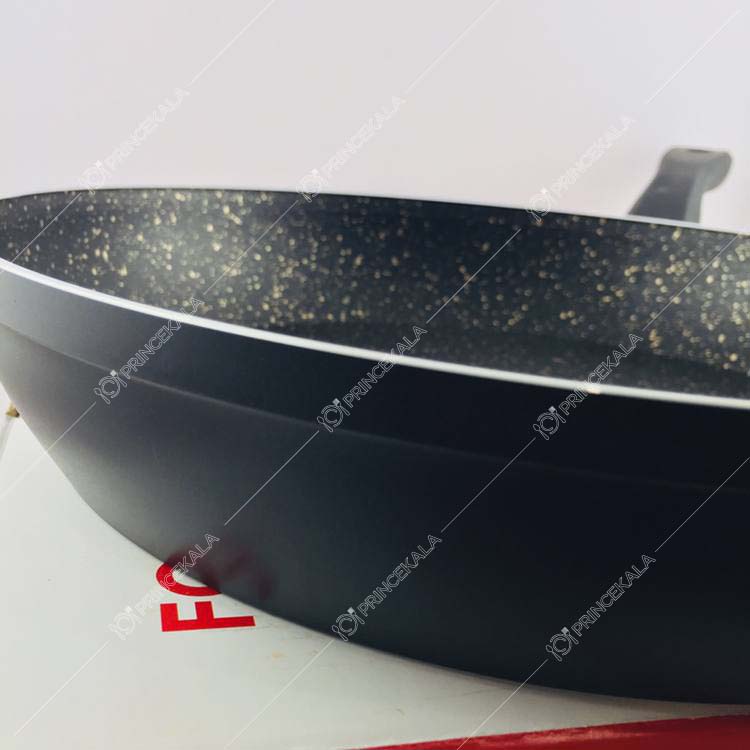 تابه تکدسته اینوکس سایز 28 رنگ مشکی