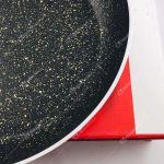 تابه تکدسته اینوکس سایز 30 رنگ مشکی