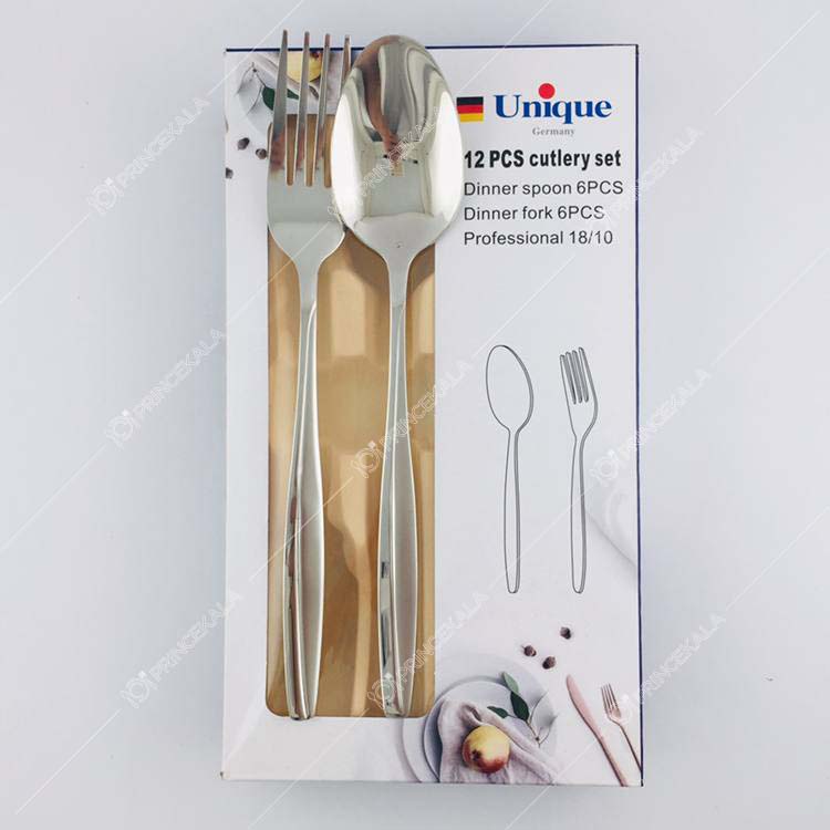 قاشق و چنگال یونیک مدل ماینز