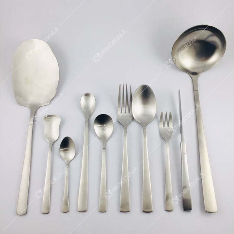 سرویس قاشق چنگال نیوبرلین مدل شیکاگو نیمه مات