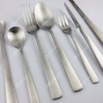 سرویس قاشق چنگال نیوبرلین مدل شیکاگو نیمه مات