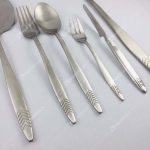 سرویس قاشق چنگال نیوبرلین مدل هاف نیمه مات