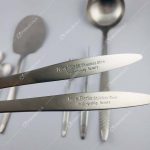 سرویس قاشق چنگال نیوبرلین مدل هاف نیمه مات