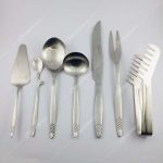 سرویس قاشق چنگال نیوبرلین مدل هاف نیمه مات