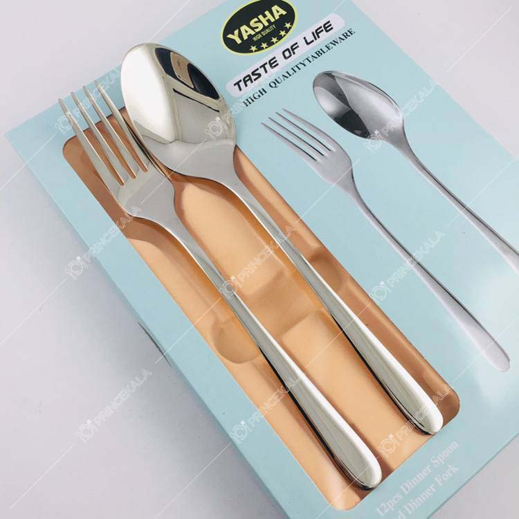 قاشق و چنگال یاشا مدل دونا