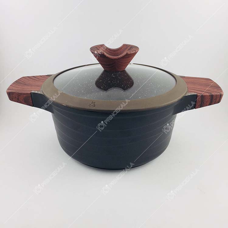 سرویس قابلمه 10 پارچه یو سی سی لایف کد SC020 رنگ مشکی