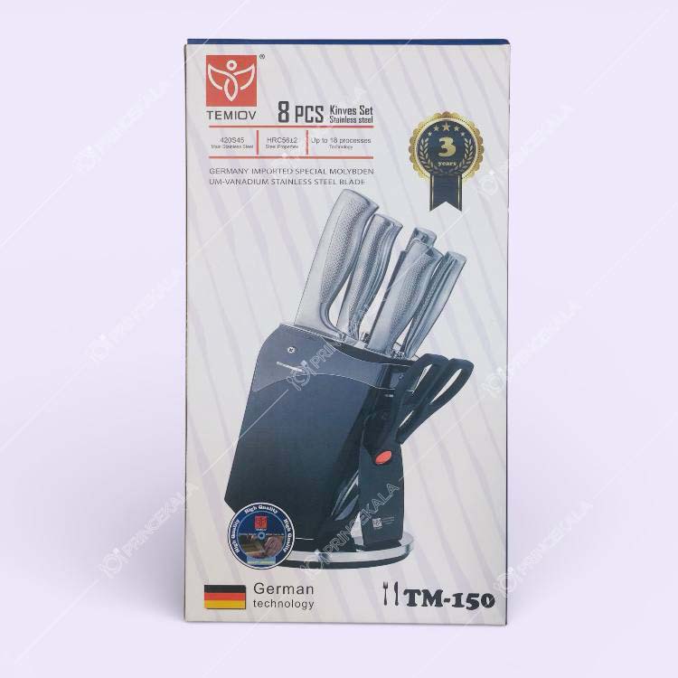 سرویس چاقوی 8 پارچه تیمو کد TM-150