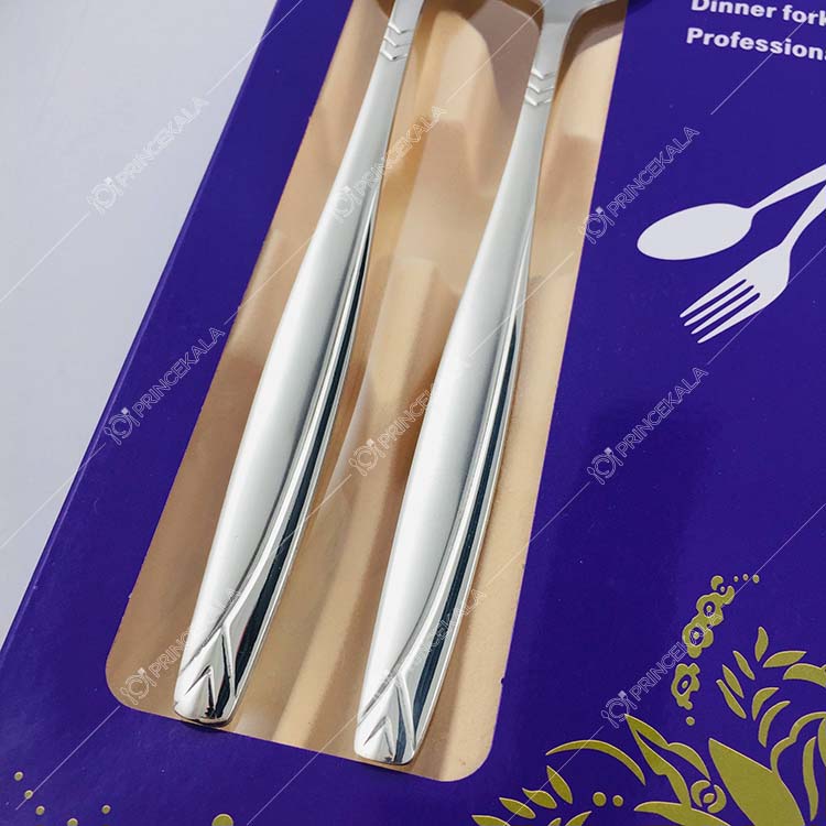 قاشق و چنگال یونیک مدل پرنس